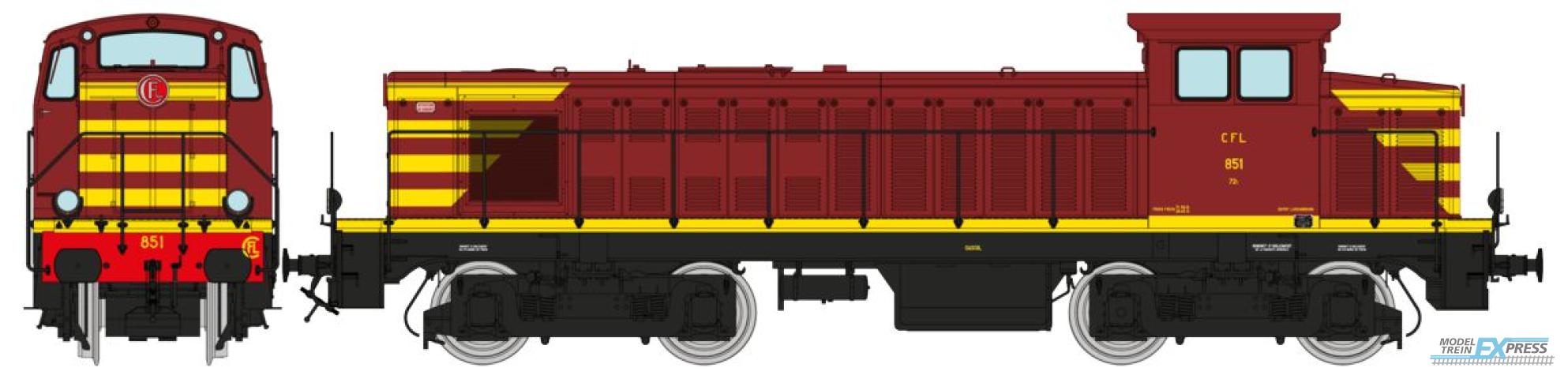 REE models JM-011 Diesel Locomotive 851, Origin Livery, CFL Era III - ANALOG