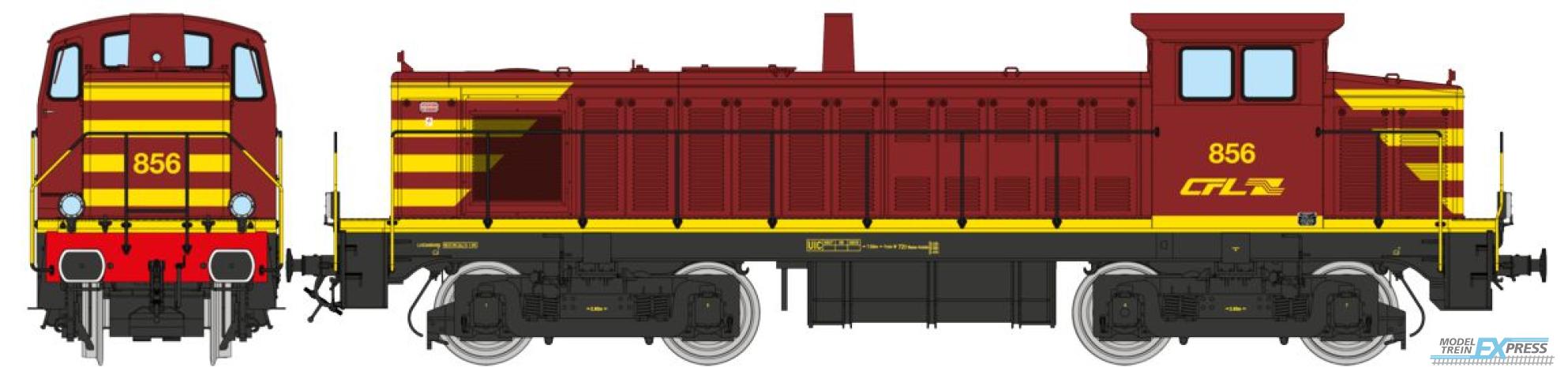 REE models JM-016S Diesel Locomotive 858, 5000 L fuel tank, CFL Period  IV/V - DCC SOUND
