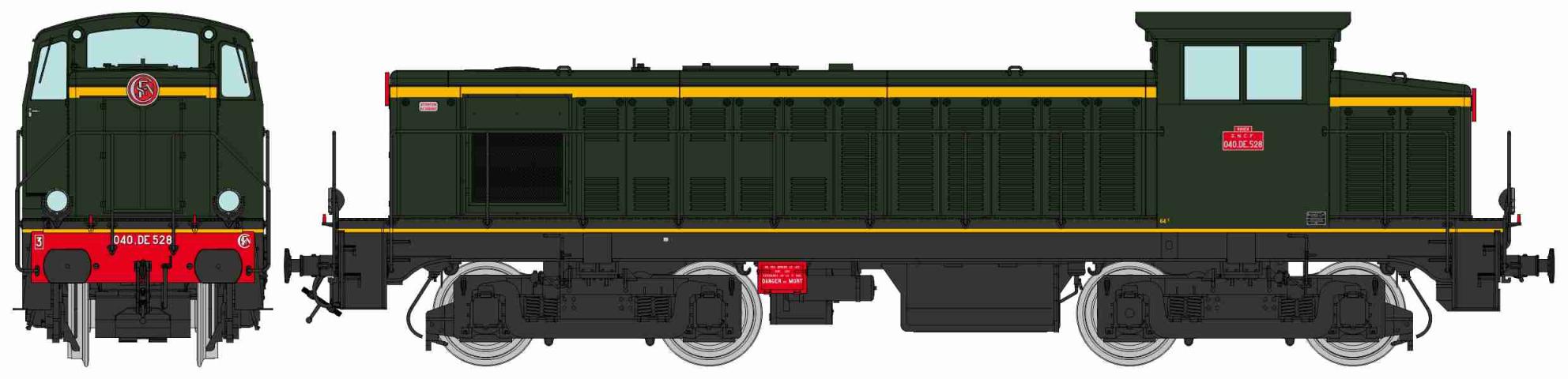 REE models JM-017S 040 DE 528 origine région 3 Ep.III DCC Sound
