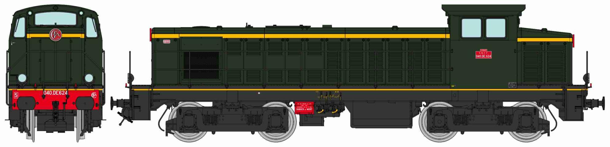 REE models JM-018S 040 DE 624 origine région 5 Ep.III DCC Sound