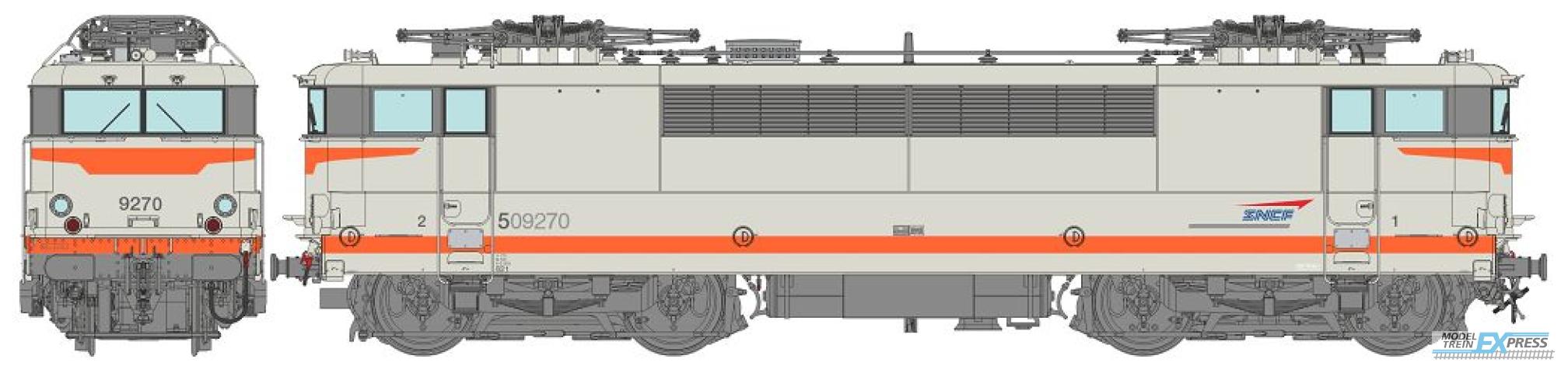 REE models MB-087 BB 9270 grey livery,  Arrow SNCF logo, Dijon-Perrigny Era V/VI Preserved loco ANALOG DC