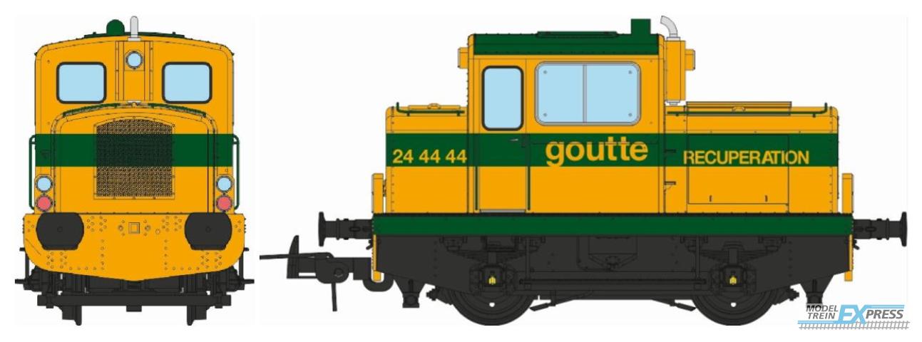REE models MB-125 MOYSE 32 TDE, INDUSTRIAL Ex-SNCF scrap dealer « GOUTTE » (Switzeland) Era IV-V - ANALOG DC