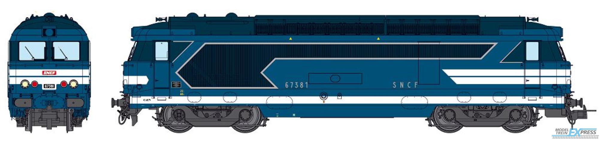 REE models MB-151S BB 67381 CAEN depot  Louvers and additional red headligths Era IV - DCC Sound & Smoke