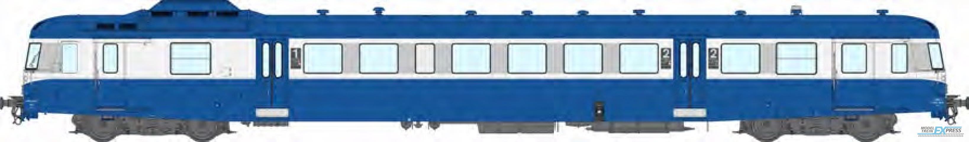 REE models MB-164 X 2805 modernized, Blue, spagetti logo, LIMOGES, SNCF Era V-VI - ANALOG