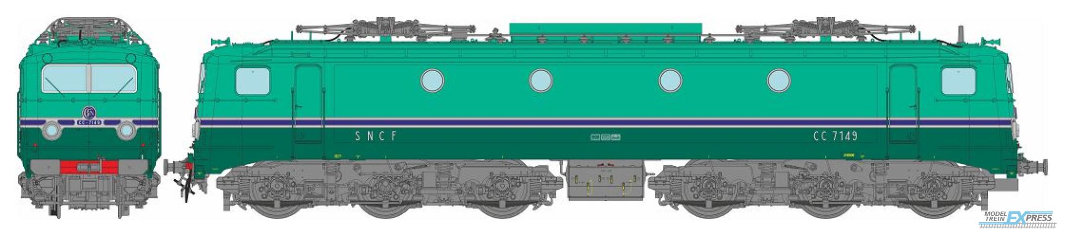 REE models MB-194 CC 7149, AVIGNON, removed skirts, closed top lights, white markings Era.IV - ANALOG