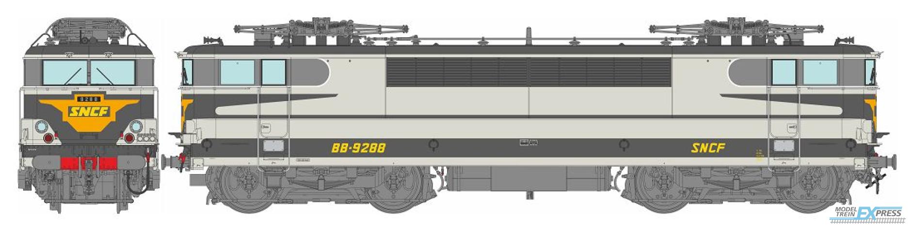 REE models MB-197S BB 9288 Grey "ARZENS" PARIS SO Era IV-V - DCC Sound Functional Pantos