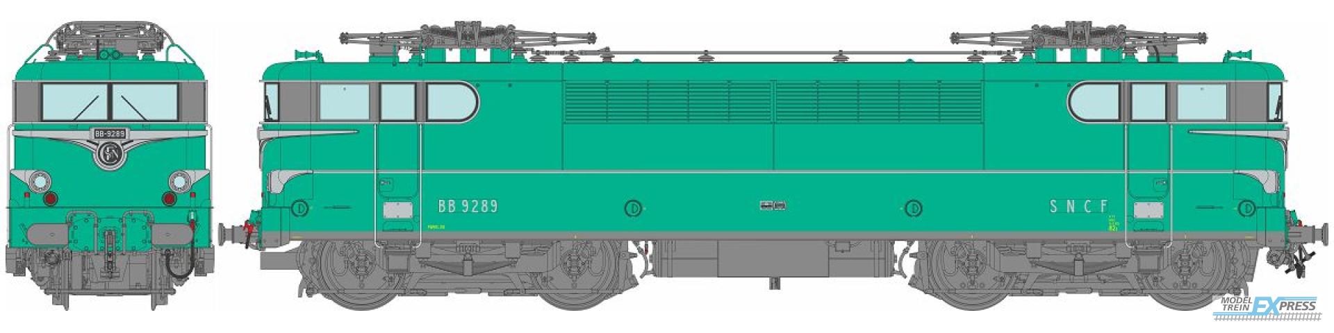 REE models MB-204S BB 9289 Green  PARIS SO Era IV - DCC Sound Functional Pantos