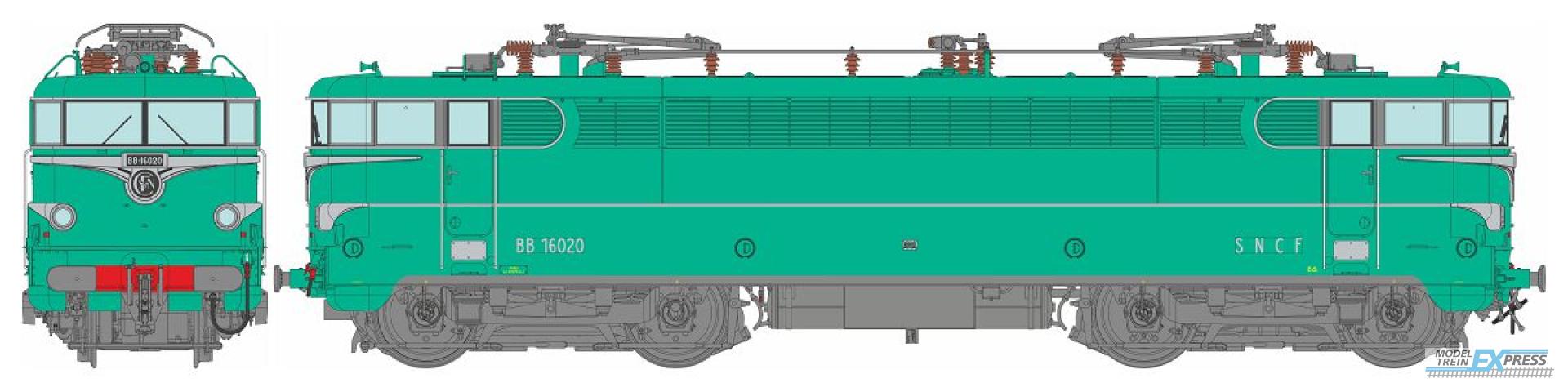 REE models MB-206S BB 16020 skirt without red lights LA CHAPELLE Era.IV - DCC Sound Functional Pantos