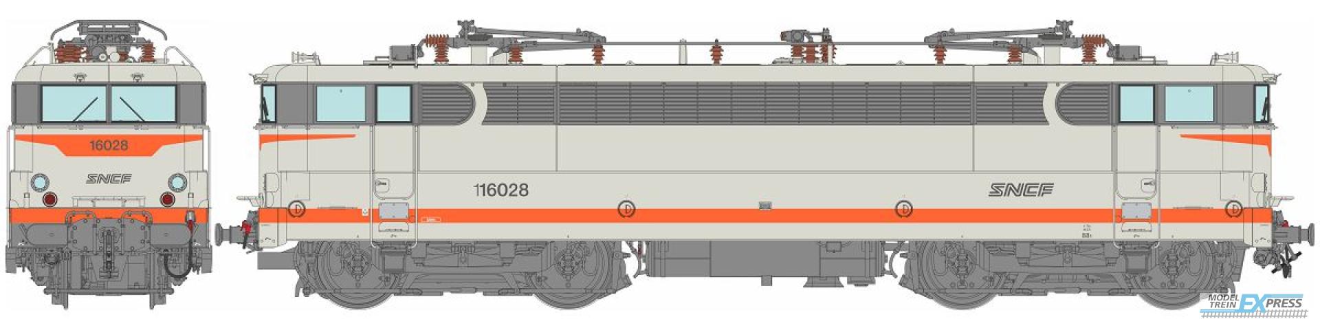 REE models MB-207SAC BB 16028 Grey Livery Logo Nouille ACHERES Era IV - AC Sound Functional Pantos (3 tracks)