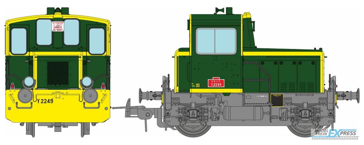 REE models MB-224 Y-2249 GREEN 301 - yellow front beam, grey frame, Era IV Analog