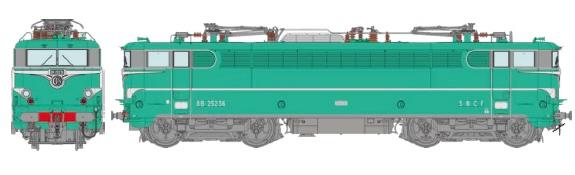 REE models MB-252 BB 25236 Verte VENISSIEUX - ANALOGIQUE