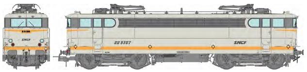 REE models MB-267SAC BB 9307 TOULOUSE "beton" grey livery, "beffara" logo Era V - AC Sound