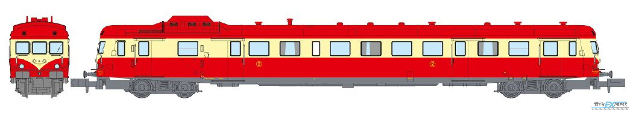 REE models NW-249 X-2812 Red Roof 2nd Class - METZ Era IV ANALOG
