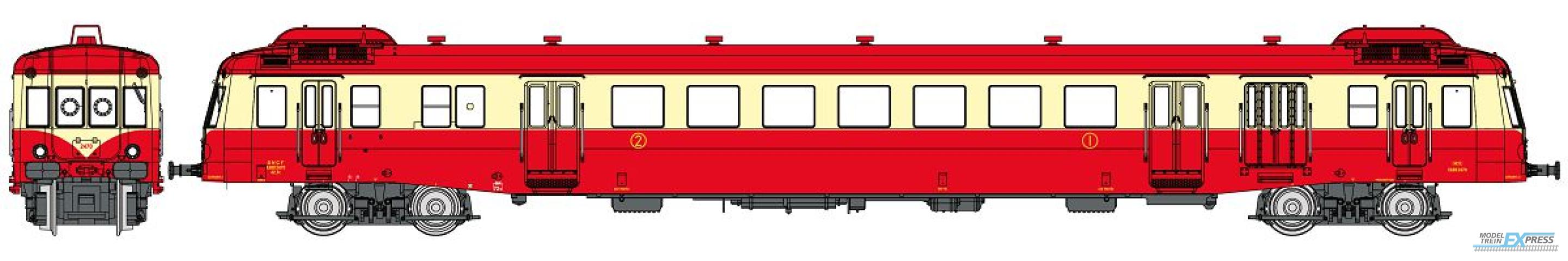 REE models NW-255S X-2470 Red Roof 1st / 2nd Class METZ Era III-IV DCC SOUND