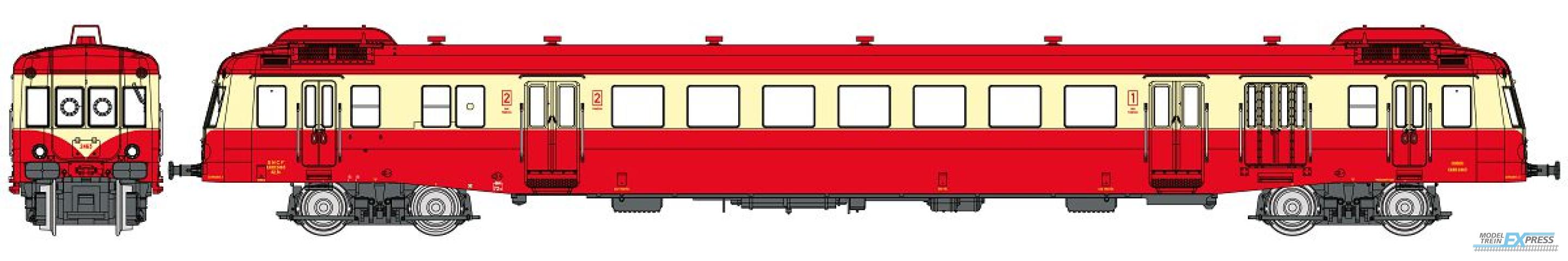 REE models NW-256 X-2463 Red Roof 1st / 2nd Class RENNES Era IV ANALOG