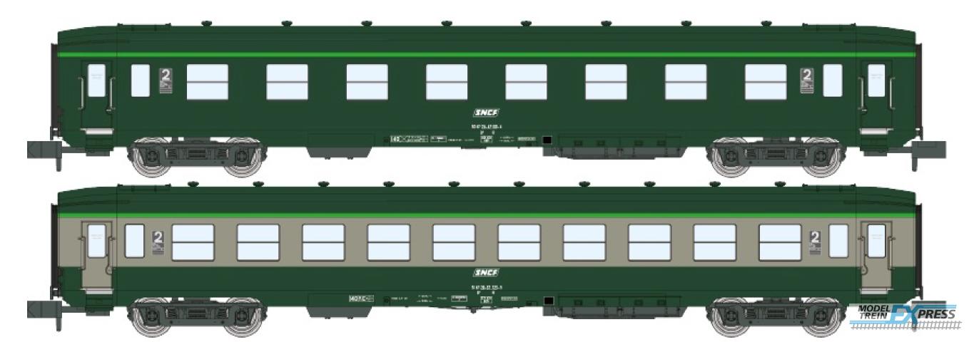 REE models NW-277 Set of 2 DEV AO, B8 et B10 Green/Grey, White Logo Era IV-V