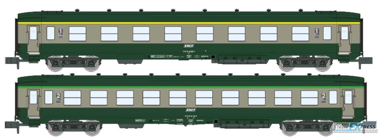 REE models NW-279 Set of 2 DEV AO, A8 et B10 Green/Grey, White Logo Era IV-V