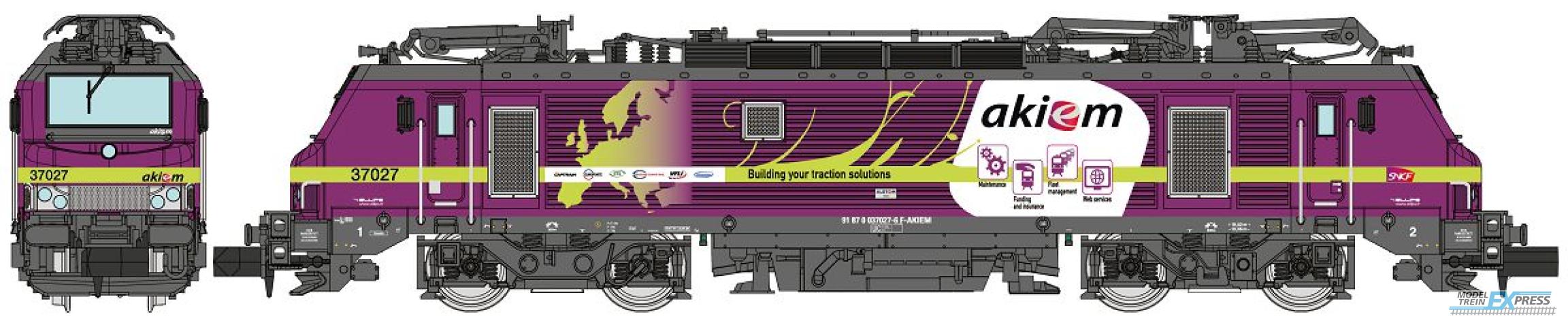 REE models NW-300 Electric locomotive AKIEM BB 37027, Innotrans 2010 show livery, Ep.VI