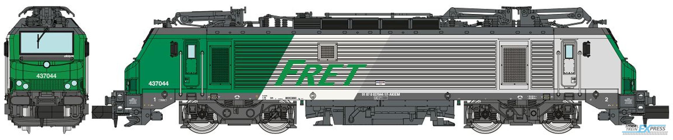 REE models NW-302 Electric locomotive BB 37044 CAPTRAIN, FRET livery, SNCF Ep.VI