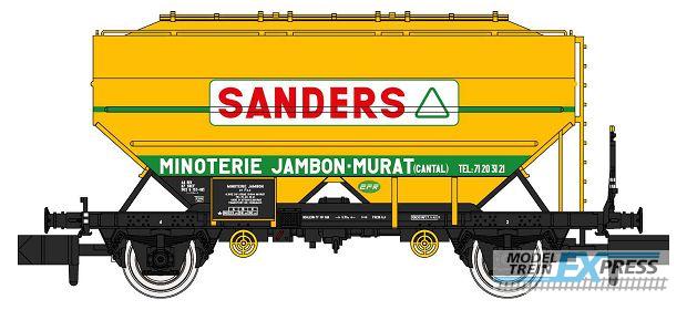 REE models NW-309 Grain Car "SANDERS" nouveau logo, SNCF Era V