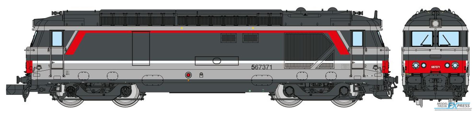 REE models NW-326S BB 67371 "Multiservice" livery, CHAMBERY, SNCF Era V-VI DCC SOUND