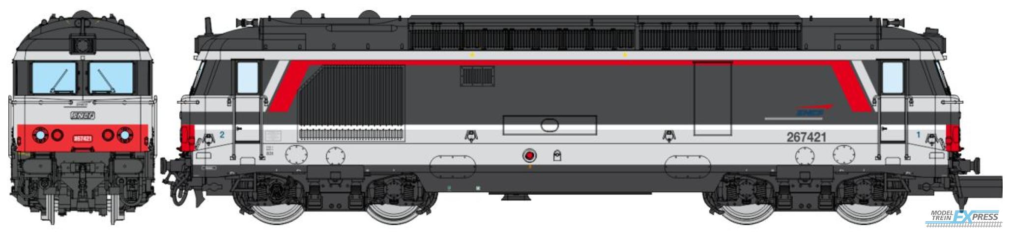 REE models NW-338 BB 67421 "NEVERS" MULTISERVICE livery with SNCF arrow logo Era V-VI