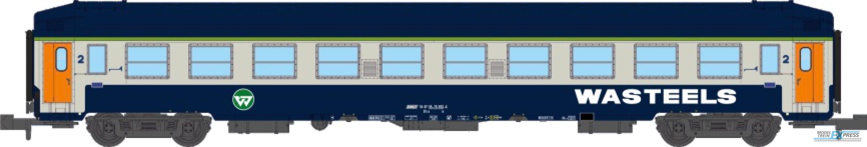 REE models NW-347 UIC B9c9x sleeping coaches set, high roof Wasteels livery bogie Y16 Era IV