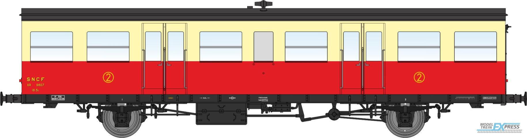 REE models VB-246 Southwest Car, long gutters, modern lantern holder, Red and Cream Railcar Era III B