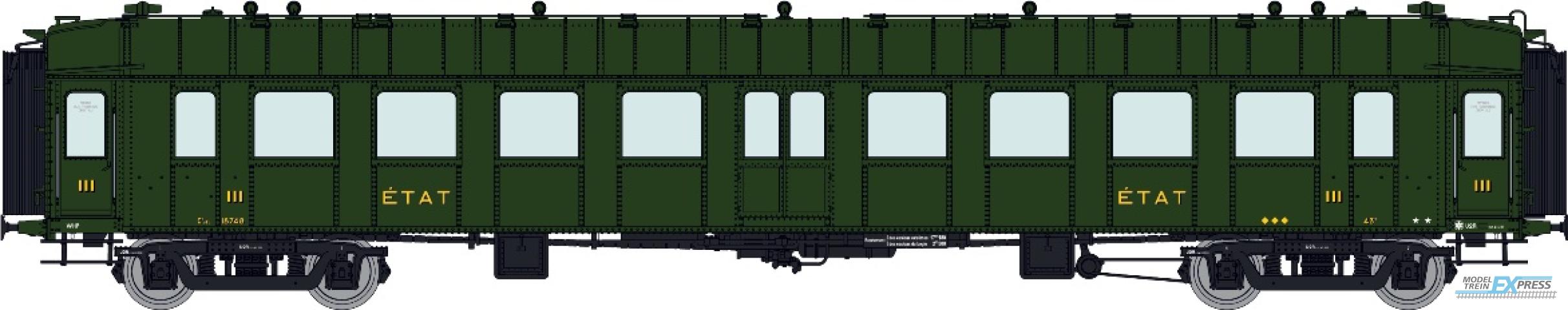 REE models VB-268 Passenger Car OCEM RA  C 9yfi 18748 ETAT Era II