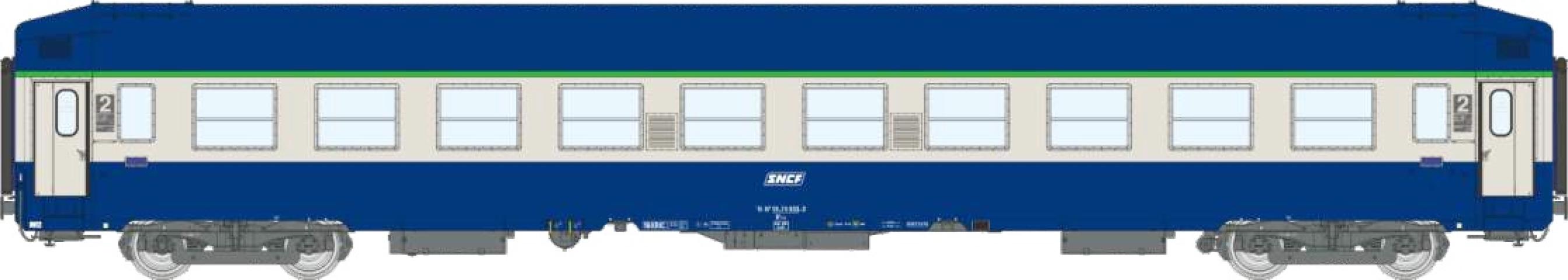 REE models VB-511 B9c9X TH Bleue Ep.IV-V Logo encadré Cartouche Corail - intérieur Nuit