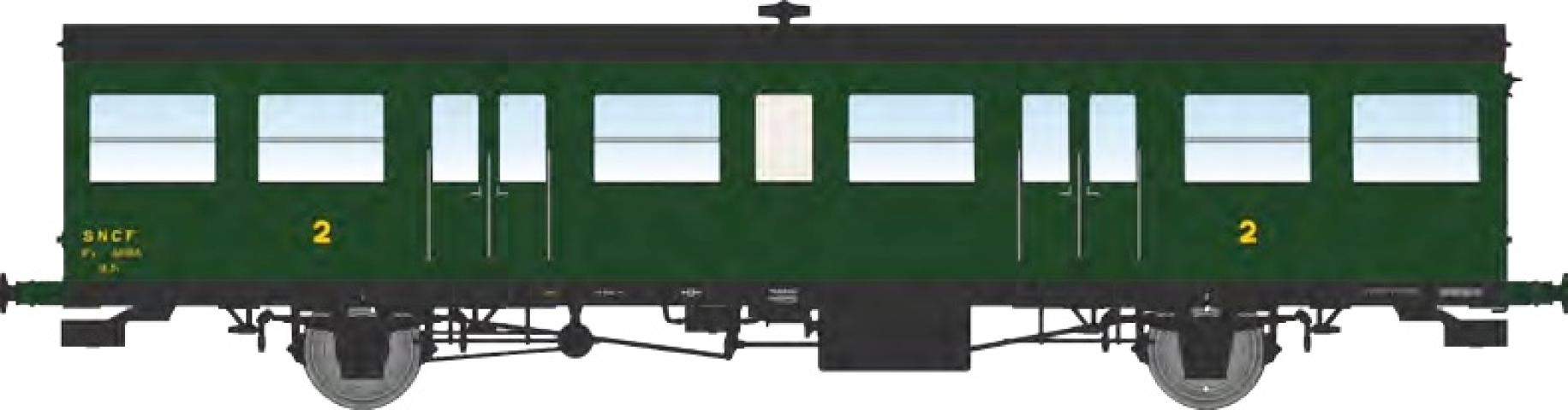 REE models VB-548 « Sud-Ouest » B6T 16 m passenger car, period IIIb