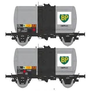 REE models WB-1001 Set of 2 Fauvet Girel tank wagons BP Period IV-V