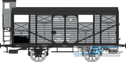 REE models WB-695 PLM 20 T Closed Wagon, N° KKwf 148950 with brakesman home, PLMI Era II