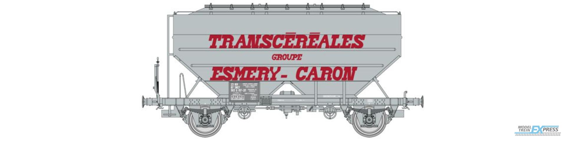 REE models WB-730 Grain wagon Transcéréales ESMERY-CARON, grey, Era IV
