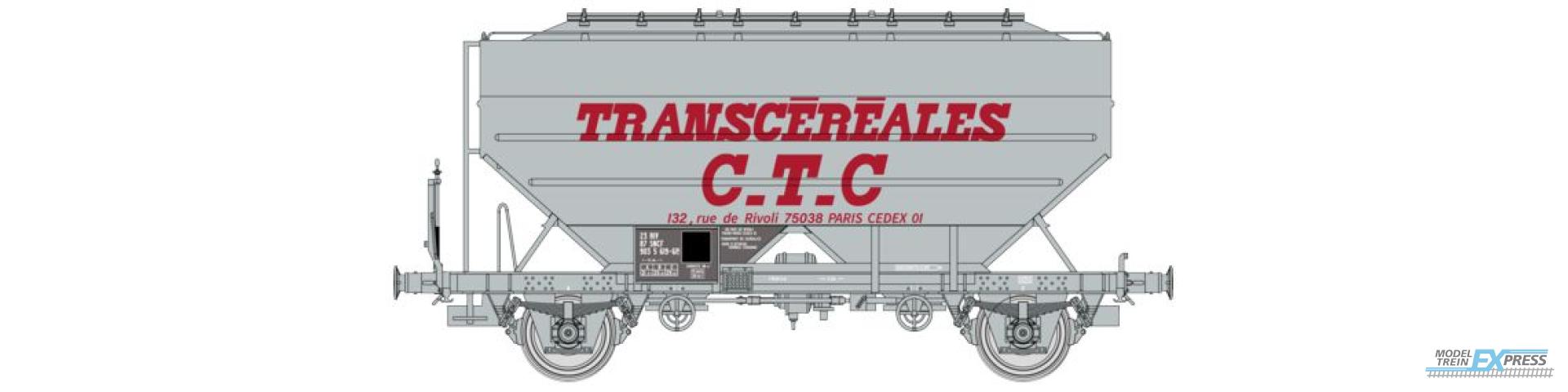 REE models WB-731 Grain wagon Transcéréales CTC, grey, Era IV