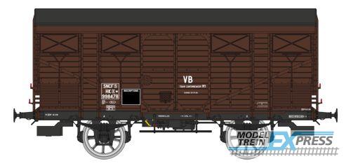REE models WB-741 Ex-Vegetable wagon 14 T PLM « VB » brown wagon 540, N° HKx 998478, SNCF Era III