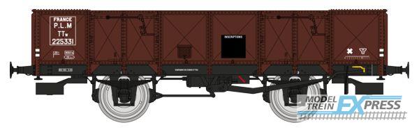 REE models WB-815 PLM Gondola 4 doors, steel, "sideros" red, TTw 225331 PLM Era II