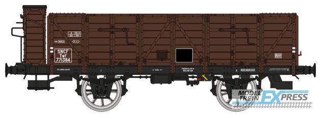 REE models WB-833 OCEM 19 Gondola, wood with brake home, Twf 771384 SNCF Era III B