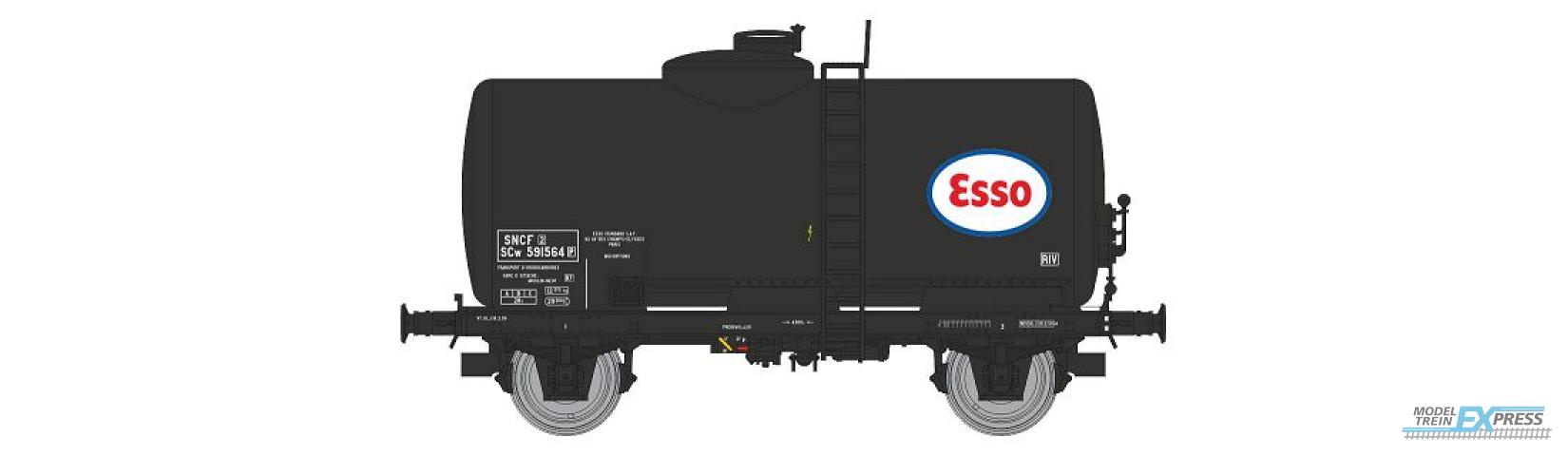 REE models WB-869 Oil transport tank wagon ESSO Era. III
