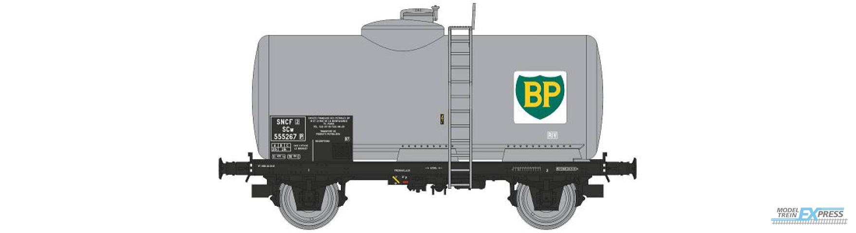 REE models WB-875 Oil transport tank wagon BP Era. III