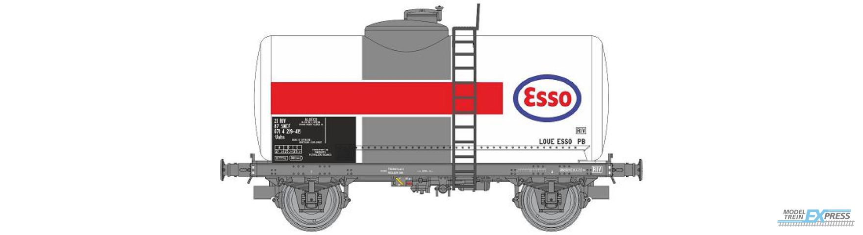 REE models WB-877 Oil transport tank wagon ESSO Era. IV