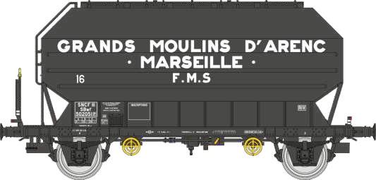REE models WB-894 Céréalier FRANGECO B Ep.III "GRANDS MOULINS D'ARENC"