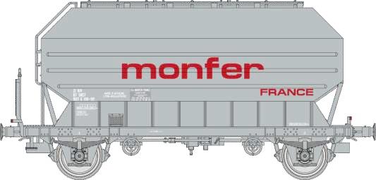 REE models WB-897 Céréalier FRANGECO B Ep.IV "MONFER FRANCE" (sans bandes rouges)