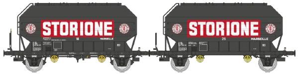 REE models WB-905 Set de 2 Céréaliers Céréalier FRANGECO B Ep.IV "STORIONE" logo France Farine