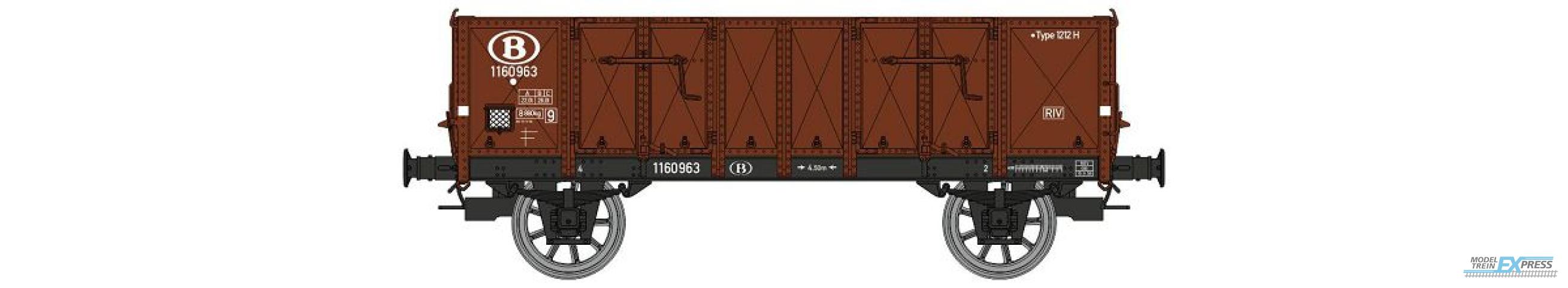 REE models WB-924 Gondola steel body n°1160963 SNCB Era. III