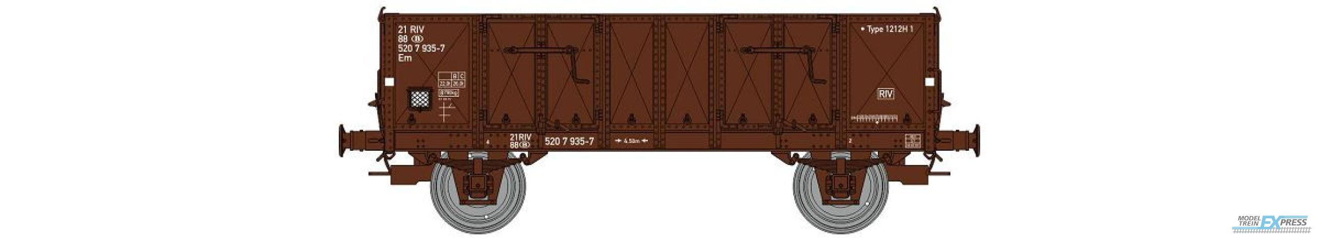 REE models WB-925 Gondola steel body n°21 88 520 7 632-0 SNCB Era. IV
