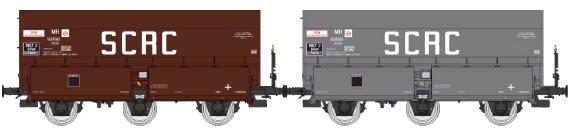 REE models WB-960 Set de 2 COKE MH45 3E, 'SCRC' Marron et Gris foncé Ep.III