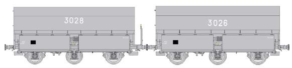REE models WB-966 Set de 2 COKE MH45 3E, 'HBL' Gris clair Ep.IV-V