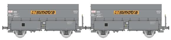 REE models WB-968 Set de 2 COKE MKH ex-MH45 2E, 'SIMOTRA' Gris foncé Ep.IV-V