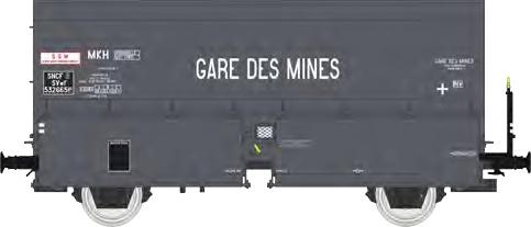 REE models WB-974 STEMI 56 Coke transport wagon "GARE DES MINES" Era III